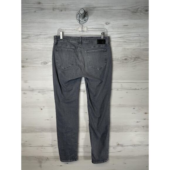 Mavi Jeans Emma Slim Boyfriend Jeans Womens 30/32 Gray Stretch Zip Fly Denim - Picture 7 of 13